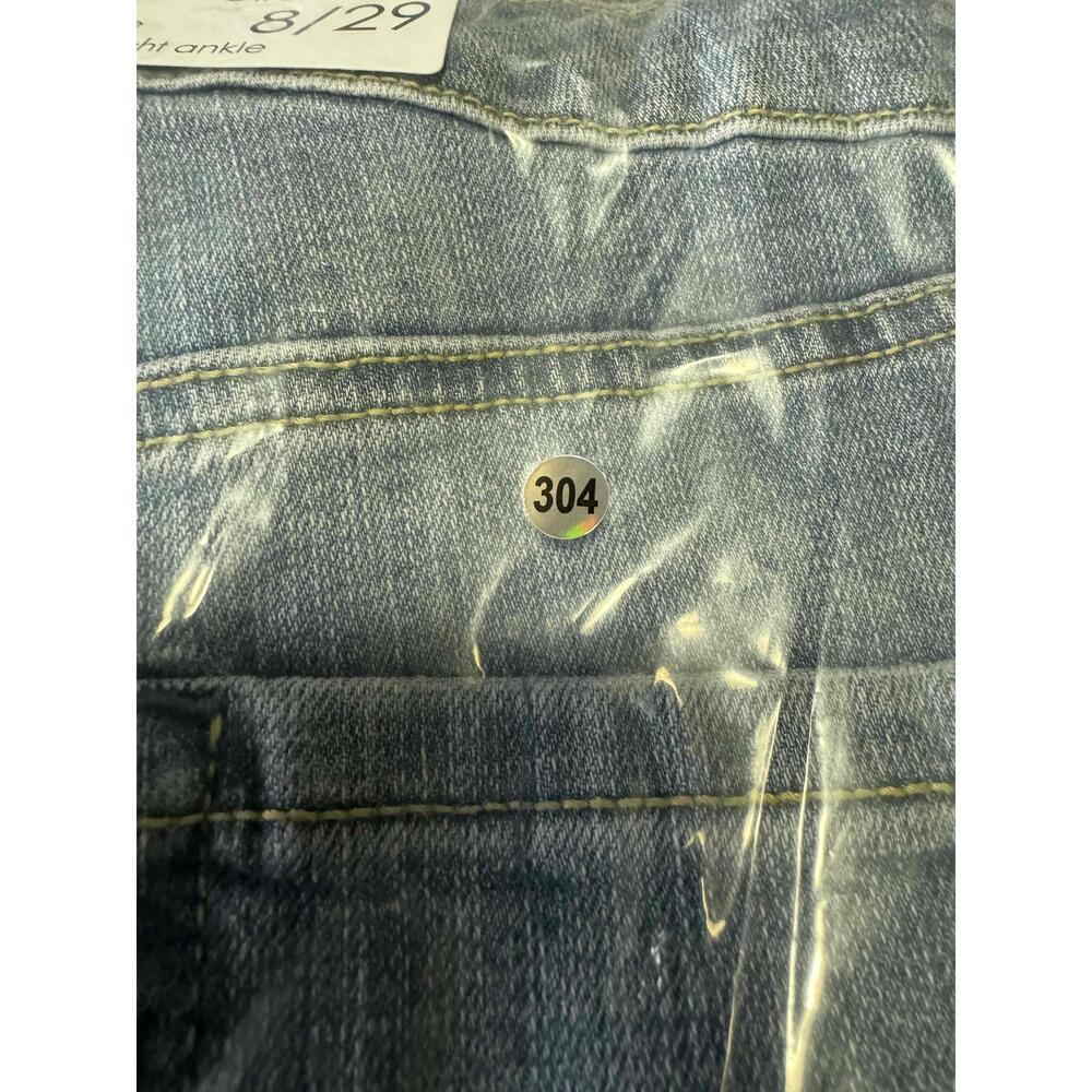 NWT Ella Moss High-Rise Slim Straight Ankle Jeans –Women’s 8/29– Light Wash - Picture 12 of 12